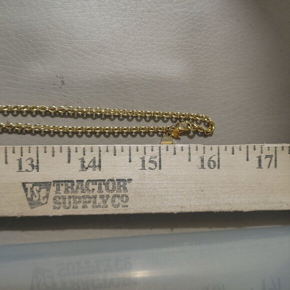 Kate Spade Gold Tone Birdcage Pendant Necklace Chain 32 Inch Drop Length - Picture 3 of 10